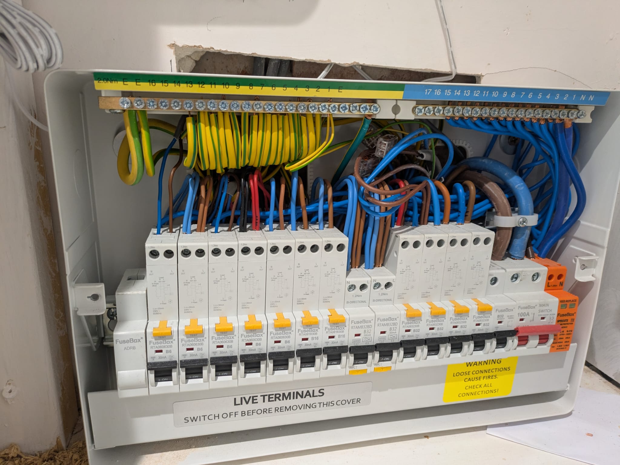 Recent electrical work